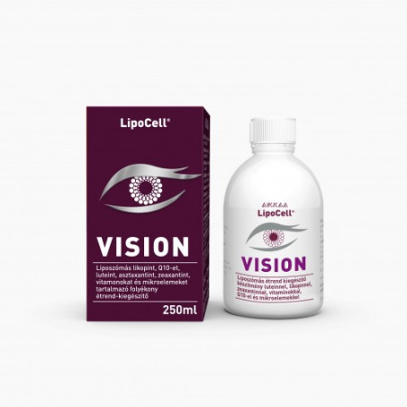 LipoCell Vision - supliment lipozomal pentru susținerea vederii, 250ml