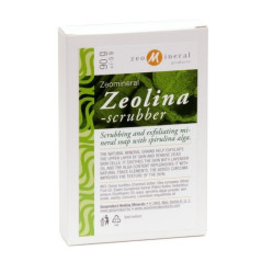 ZEOMINERAL Zeolina Scrubber – Săpun exfoliant natural cu Spirulină 90 g