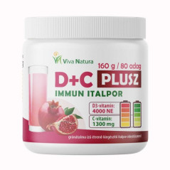 D+C plusz étrend-kiegészítő italpor (160 g)