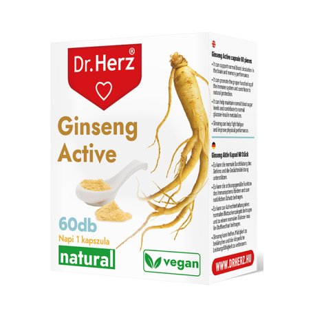 Dr. Herz Ginseng Active – 60db. kapszula