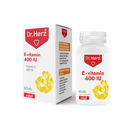 Dr. Herz Vitamina E 400IU -60capsule gelatinoase moi