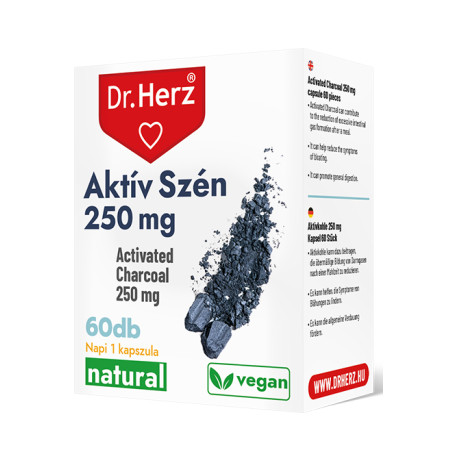 DR Herz Aktív Szén 250 mg -60db