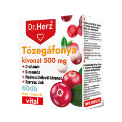 Dr. Herz Tőzegáfonya kivonat 500 mg -60db kapszula