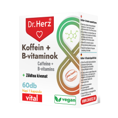 DR Herz Koffein + B-vitaminok -60db kapszula