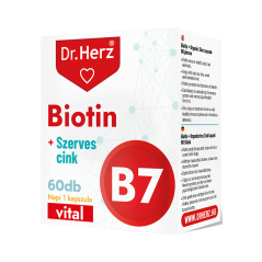 DR Herz Biotin + Szerves Cink kapszula -60db