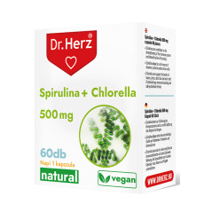 Dr Herz Spirulina + Chlorella kapszula -60db.