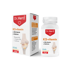 Dr. Herz K2-vitamin + D3 + Kalcium kapszula -60db