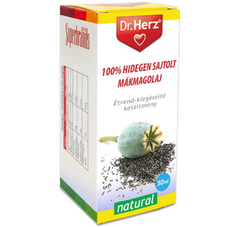 Dr. Herz Ulei de Semințe de Mac 100% Presat la Rece –50ml