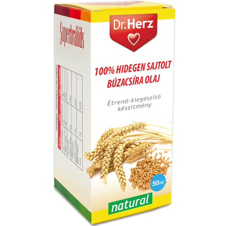 Dr. Herz Búzacsíra olaj 100% hidegen sajtolt -50ml