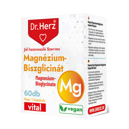 DR Herz Magnézium-Biszglicinát -60kapszula