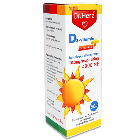 Dr. Herz Vitamina D3 4000 UI cu vitamina C –50ml