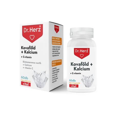 Dr. Herz Kovaföld+Kalcium+C-vitamin kapszula -60db