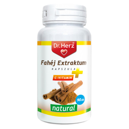 Dr. Herz Extract de Scorțișoară + Vitamina C –90capsule