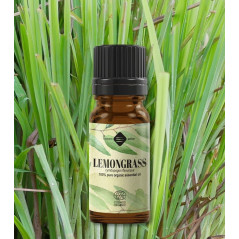 Ellemental Ulei esențial de Lemongrass Bio, Ecocert / Cosmos -10ml