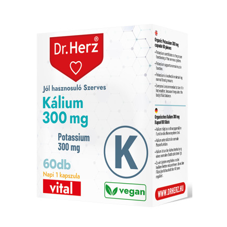DR Herz Szerves Kálium 300 mg -60kapszula