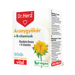 DR Herz Aranygyökér + B-vitaminok -60kapszula