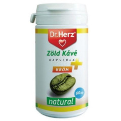 Dr Herz Zöldkávé + C vitamin + Króm -60kapszula