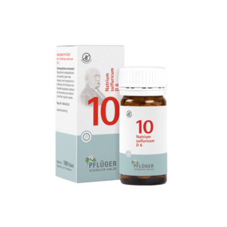 Pflüger 100 TABLETTA - NR.10 NÁTRIUM SULFURICUM D6