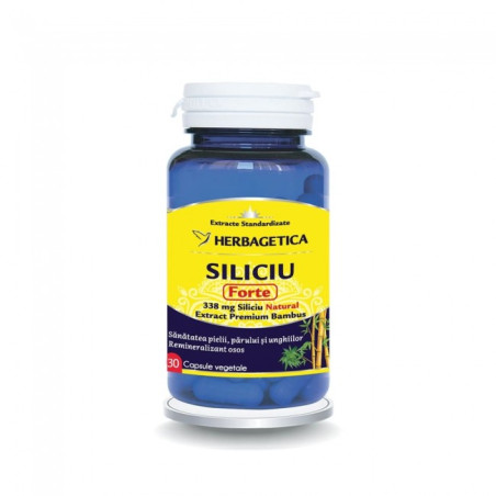 Siliciu Forte Herbagetica – 60 capsule