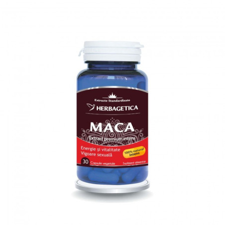 Maca 0.6/4:1 Herbagetica – 60 capsule