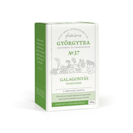 Györgytea Nr.37. Amestec de ceai cu păducel 100g (Bun pentru tensiunea arterială)