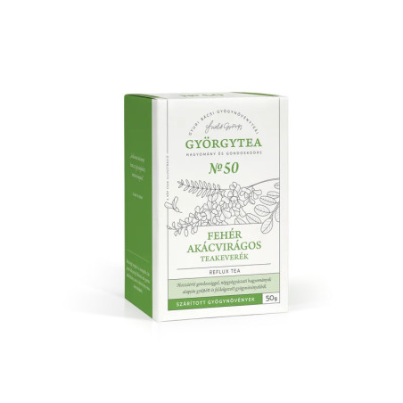Györgytea Nr.50 Fehér akácvirágos teakeverék 50g (Reflux tea)