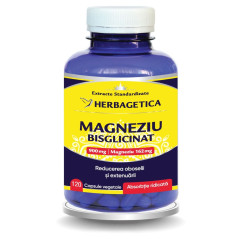 Herbagetica Magneziu Bisglicinat 120 capsule