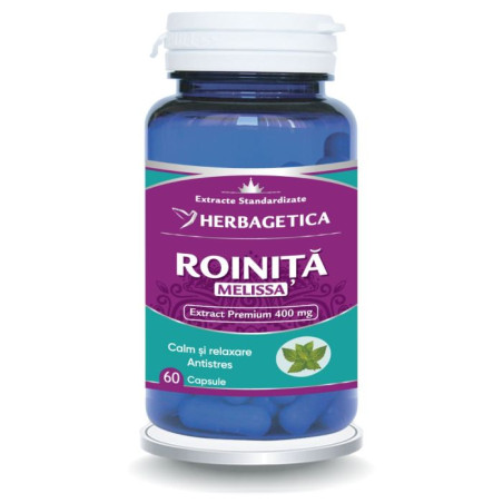 Herbagetica Roiniță (Melissa) 60 capsule