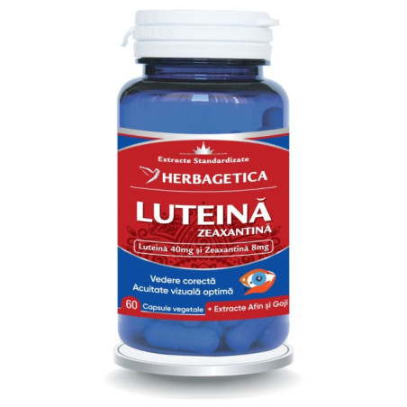 Herbagetica Super Luteină Zeaxantină 60 capsule