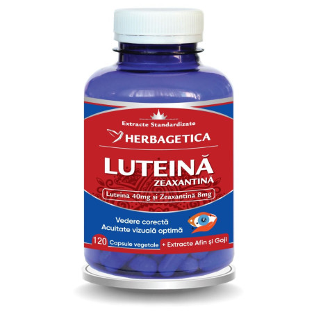 Herbagetica Super Luteină Zeaxantină 120 capsule