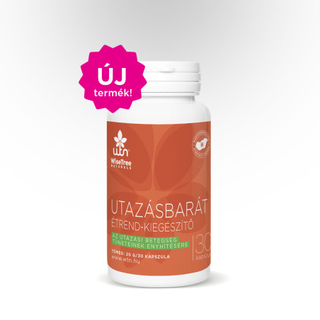Wisetree Utazásbarát étrend-kiegészítő, 30 kapszula