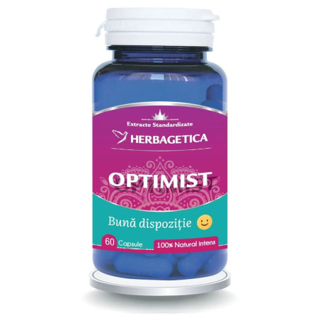Herbagetica Optimist+ 60 capsule