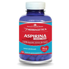 Herbagetica Aspirina Naturală CardioPrim – 120 capsule