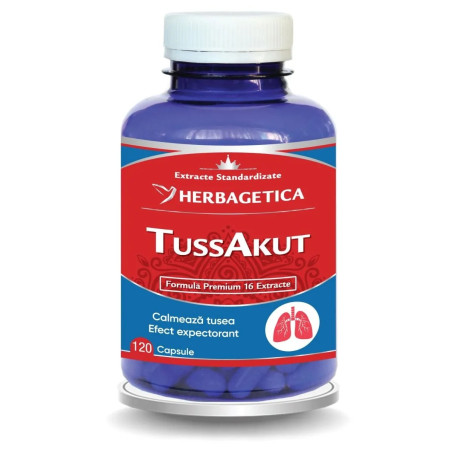 Herbagetica TussAkut – 120 capsule