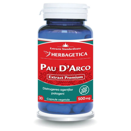 Herbagetica Pau D'Arco – 30 capsule