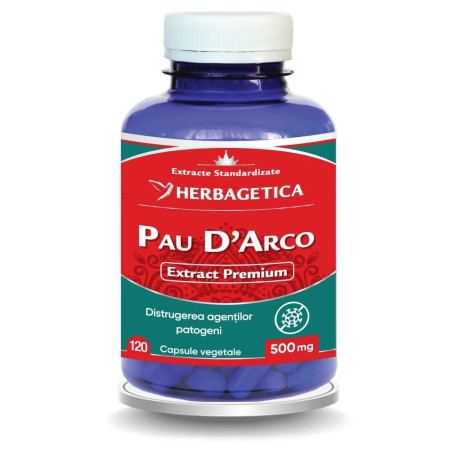 Herbagetica Pau D'Arco – 120 capsule