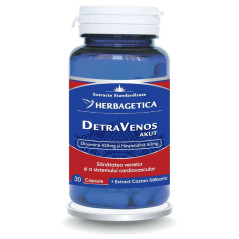 Herbagetica DetraVenos Akut, 30 capsule