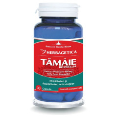 Herbagetica Tămâie – Boswellia Serrata, 60 capsule