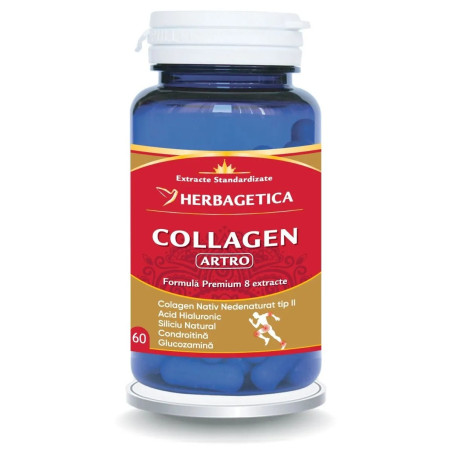 Herbagetica Collagen Artro, 60 capsule