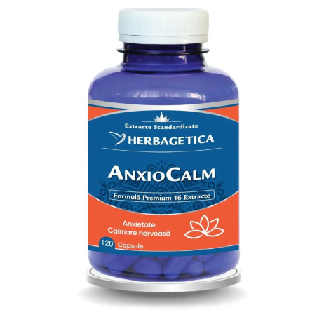 Herbagetica AnxioCalm, 120 capsule
