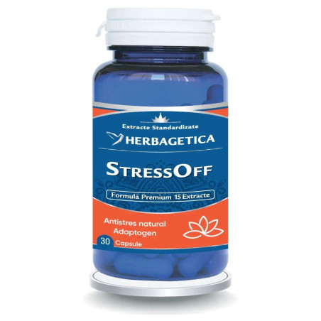 Herbagetica StressOff, 30 capsule