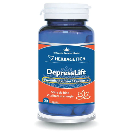 Herbagetica DepressLift, 30 capsule