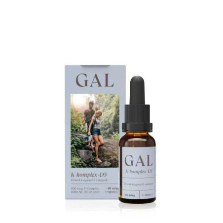GAL Vitamina K complex +D3 500 mcg K-komplex + 4000 IU D3