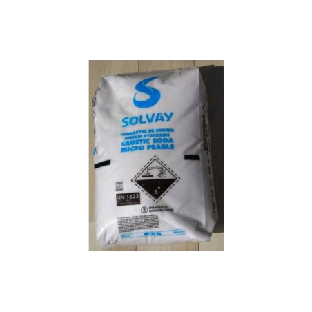 HIDROXID DE SODIU 1 KG PERLA MICĂ SOLVAY NAOH / ALCALIN /