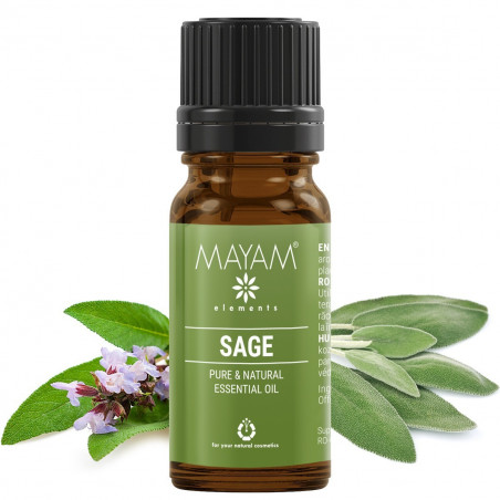 MAYAM Orvosi zsálya illóolaj, tiszta -10ml